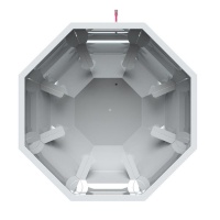 Банный чан 8 граней под самоотделку